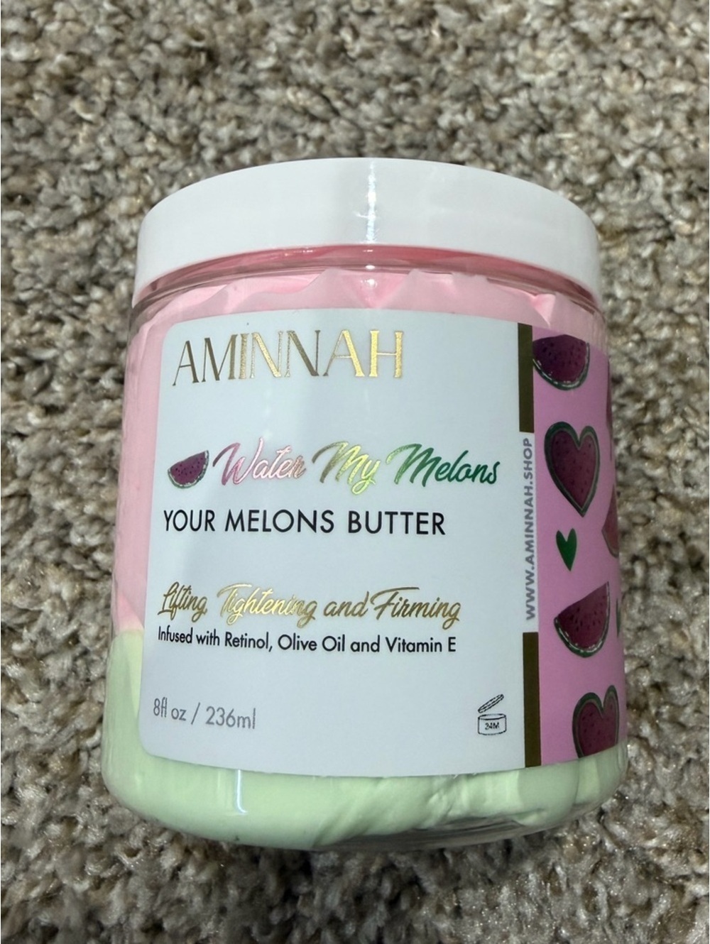 Aminnah Water My Melons Your Melons Body Butter NEW